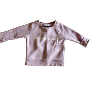 Girl Brunette The Label Sweatshirt 12-18M Purple